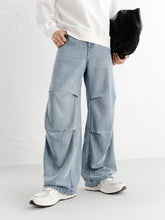 Men's Lyocell Wide-Leg Jeans